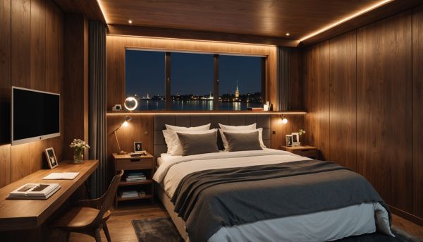 Dormir dans une péniche aménagée au cœur de la ville