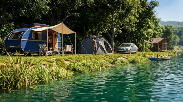 Où camper au bord de l'eau en France pour des vacances inoubliables
